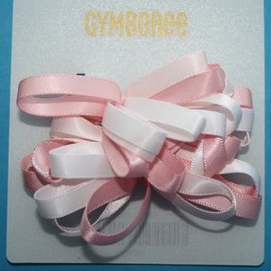 Pink Petals Curly Loop Bows Gymboree NWT